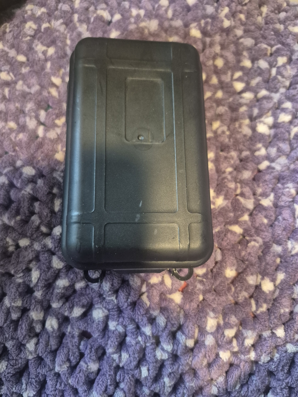 Compact Black Hard Plastic Utility Case